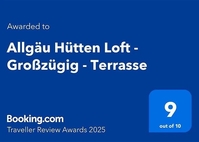 Allgaeu Huetten Loft - Grosszuegig - Terrasse