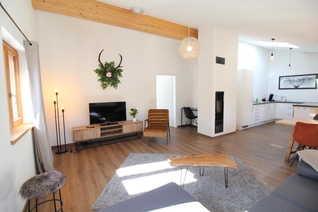 Allgaeu Huetten Loft - Grosszuegig - Terrasse *